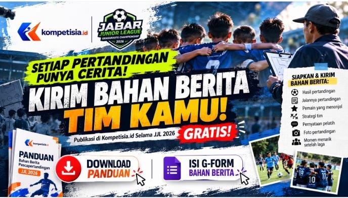 INGIN PERTANDINGAN TIM DIPUBLIKASIKAN DI KOMPETISIA.ID? DOWNLOAD PANDUAN & ISI G-FORM INI